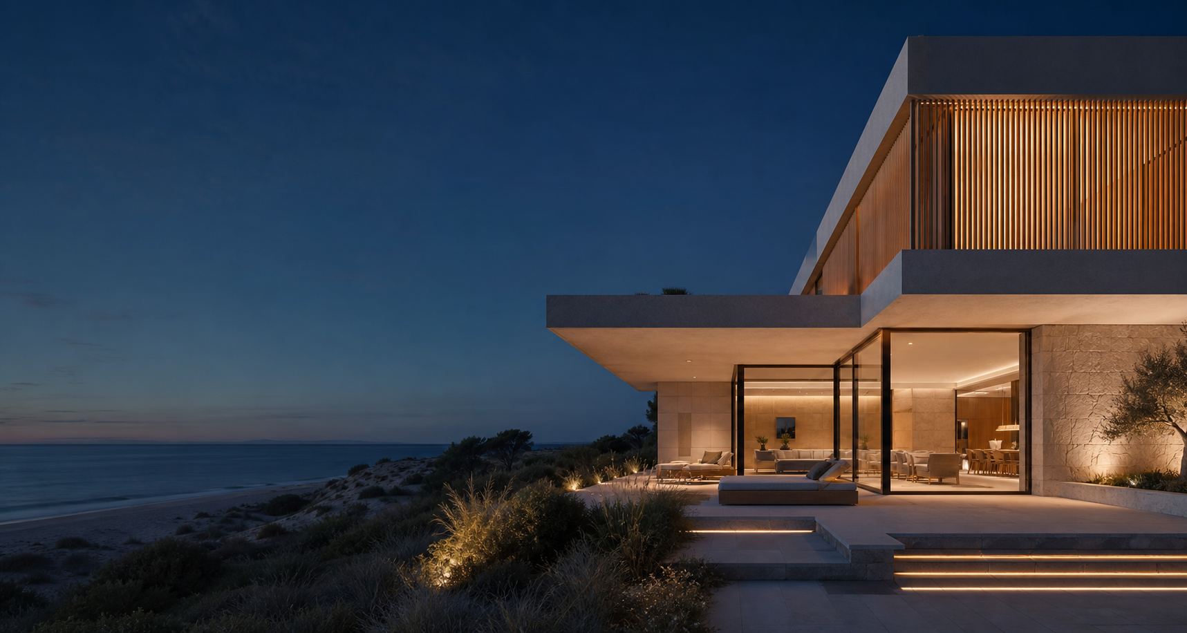 Contemporary high-end villa on the Portuguese Atlantic coast